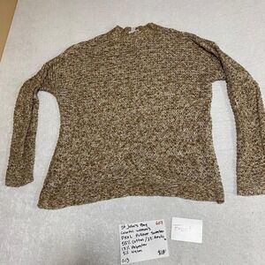 St. John's Bay brown long sleeve sweater women size PXXL. SKU607#knitwear